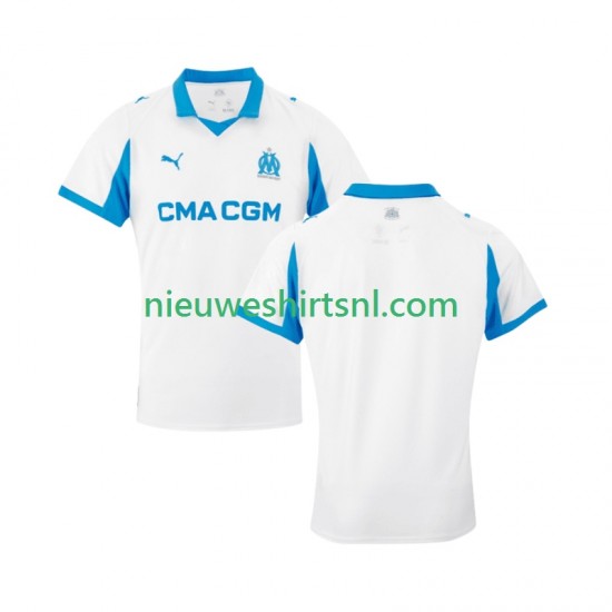 Olympique Marseille Heren Shirt met Bedrukking Thuis 2025-2026 Korte Mouw