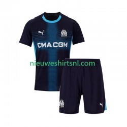 Olympique Marseille Kind Shirt met Bedrukking Uit 2025-2026 Korte Mouw