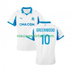 Olympique Marseille Heren Shirt met Bedrukking Mason Greenwood 10 Thuis 2025-2026 Korte Mouw