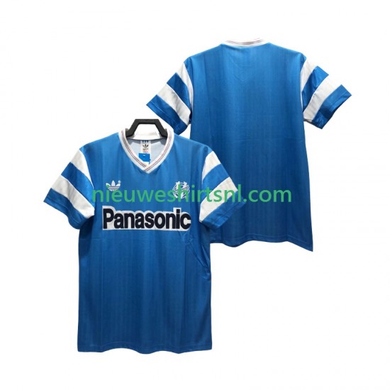 Olympique Marseille Heren Shirt met Bedrukking 1990 Retro Uit Korte Mouw