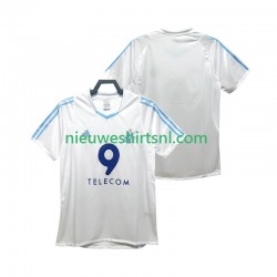Olympique Marseille Heren Shirt met Bedrukking 2003 Retro Thuis 2002 Korte Mouw