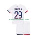 Paris Saint-Germain Kind Shirt met Bedrukking Bradley Barcola 29 Uit 2025-2026 Korte Mouw
