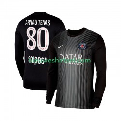 Paris Saint-Germain Heren Shirt met Bedrukking Doelman Arnau Tenas 80 Thuis 2025-2026 Lange Mouw