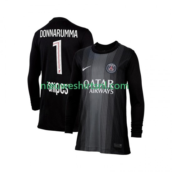 Paris Saint-Germain Heren Shirt met Bedrukking Doelman Gianluigi Donnarumma 1 Thuis 2025-2026 Lange Mouw