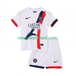 Paris Saint-Germain Kind Shirt met Bedrukking Uit 2025-2026 Korte Mouw