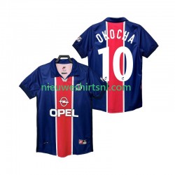 Paris Saint-Germain Heren Shirt met Bedrukking OKOCHA 10 1998 Retro Thuis 1999 Korte Mouw