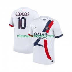 Paris Saint-Germain Heren Shirt met Bedrukking Ousmane Dembele 10 Uit 2025-2026 Korte Mouw