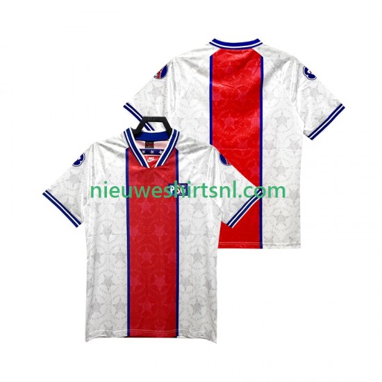 Paris Saint-Germain Heren Shirt met Bedrukking 1995 Retro Uit 1994 Korte Mouw