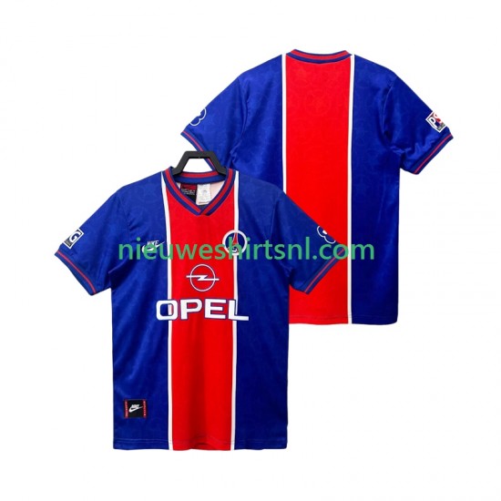 Paris Saint-Germain Heren Shirt met Bedrukking 1995 1996 Retro Thuis Korte Mouw
