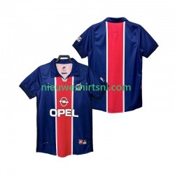 Paris Saint-Germain Heren Shirt met Bedrukking 1998 Retro Thuis 1999 Korte Mouw