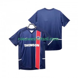 Paris Saint-Germain Heren Shirt met Bedrukking 2003 Retro Thuis 2002 Korte Mouw