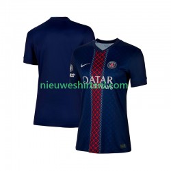 Paris Saint-Germain Dames Shirt met Bedrukking Thuis 2025-2026 Korte Mouw