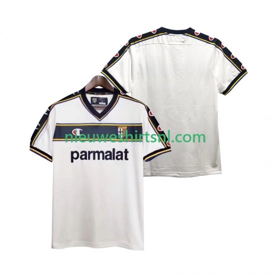 Parma Heren Shirt met Bedrukking 2003 Retro Uit 2002 Korte Mouw