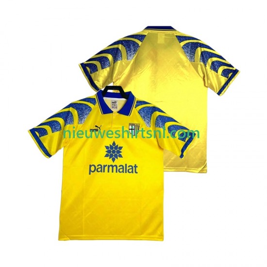 Parma Heren Shirt met Bedrukking 1995 1997 Retro Thuis Korte Mouw