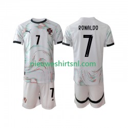 Portugal Kind Shirt met Bedrukking Cristiano Ronaldo 7 Uit 2025 Korte Mouw