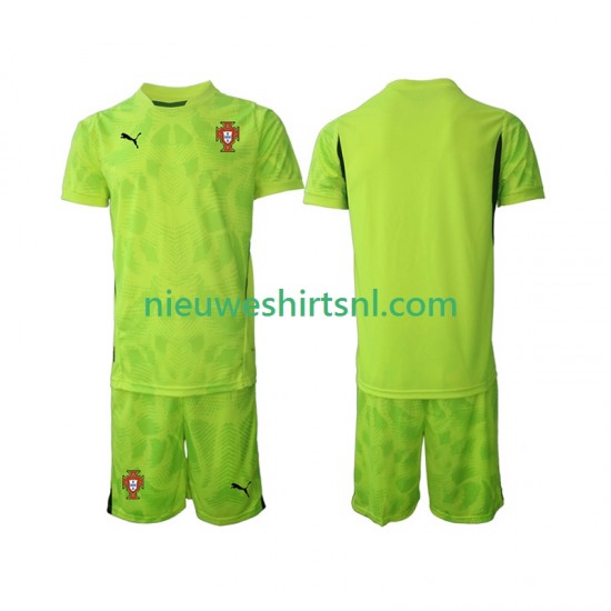 Portugal Kind Shirt met Bedrukking Doelman Thuis 2025 Korte Mouw