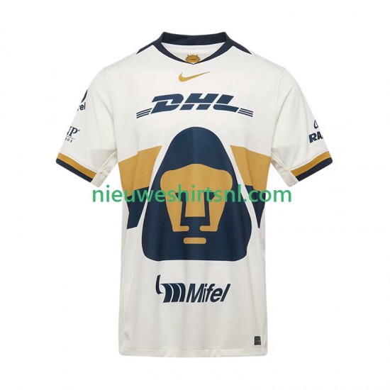 Pumas UNAM Heren Shirt met Bedrukking Thuis 2025-2026 Korte Mouw