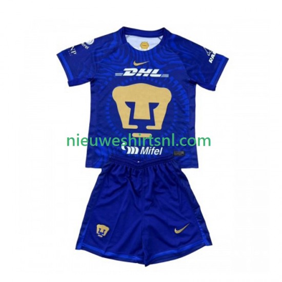 Pumas UNAM Kind Shirt met Bedrukking Uit 2025-2026 Korte Mouw
