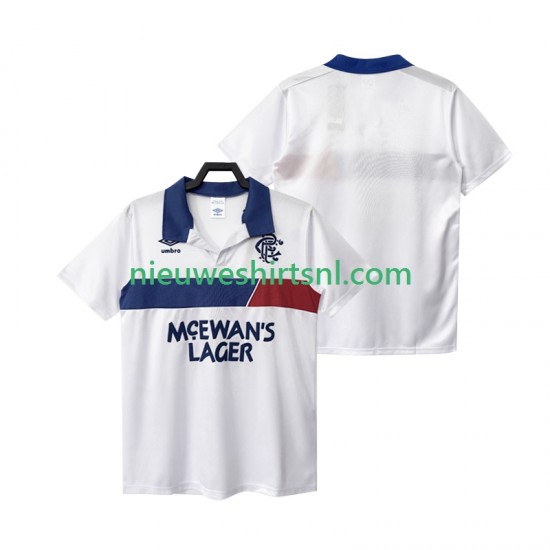 Rangers Heren Shirt met Bedrukking Retro Uit 1994 Korte Mouw