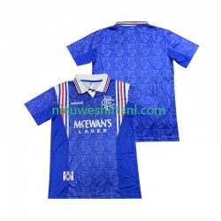 Rangers Heren Shirt met Bedrukking 1996 1997 Retro Thuis Korte Mouw