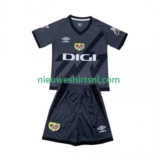 Rayo Vallecano Kind Shirt met Bedrukking Derde 2024-2025 Korte Mouw