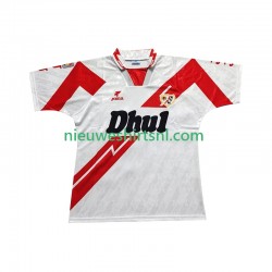Rayo Vallecano Heren Shirt met Bedrukking 1995 Retro Thuis 1994 Korte Mouw