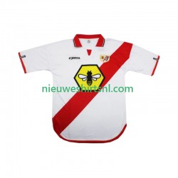 Rayo Vallecano Heren Shirt met Bedrukking 2000 2001 Retro Thuis Korte Mouw