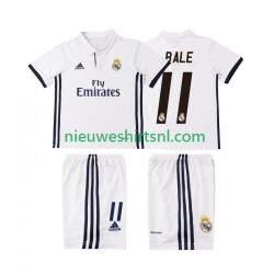 Real Madrid Kind Shirt met Bedrukking BALE 11 2016 2017 Retro Thuis Korte Mouw