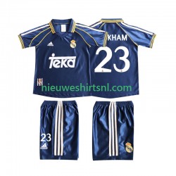 Real Madrid Kind Shirt met Bedrukking BECERHAM 23 1998 Retro Derde 1999 Korte Mouw