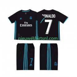Real Madrid Kind Shirt met Bedrukking Cristiano Ronaldo 7 2017 2018 Retro Uit Korte Mouw