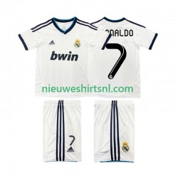 Real Madrid Kind Shirt met Bedrukking Cristiano Ronaldo 7 2012 2013 Retro Thuis Korte Mouw