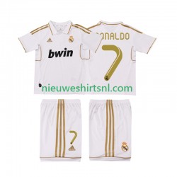 Real Madrid Kind Shirt met Bedrukking Cristiano Ronaldo 7 2012 Retro Thuis 2011 Korte Mouw