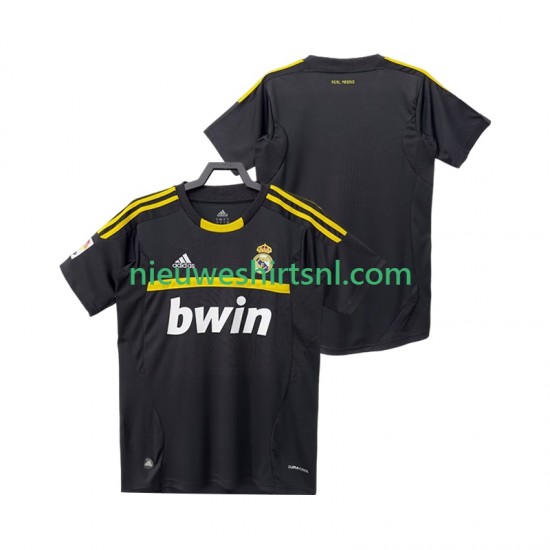 Real Madrid Heren Shirt met Bedrukking Doelman 2012 Retro Uit 2011 Korte Mouw
