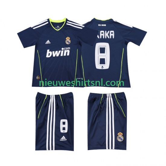 Real Madrid Kind Shirt met Bedrukking KAKA 8 Retro Uit 2011 2010 Korte Mouw