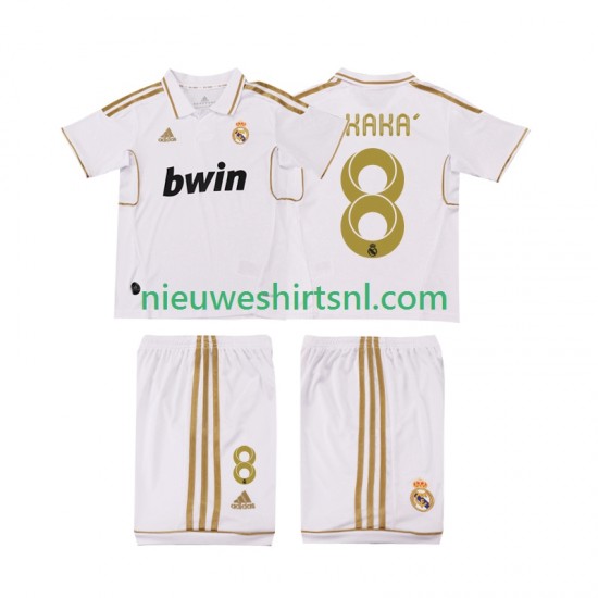 Real Madrid Kind Shirt met Bedrukking KAKA 8 2012 Retro Thuis 2011 Korte Mouw
