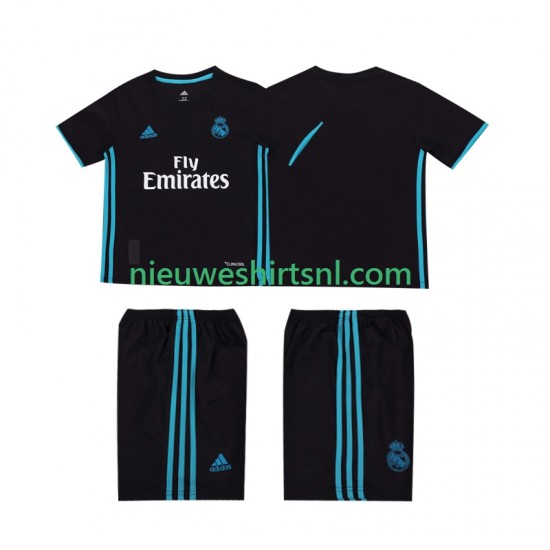 Real Madrid Kind Shirt met Bedrukking 2017 2018 Retro Uit Korte Mouw