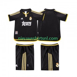 Real Madrid Kind Shirt met Bedrukking 2001 Retro Uit 1999 Korte Mouw