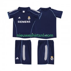 Real Madrid Kind Shirt met Bedrukking 2005 Retro Uit 2006 Korte Mouw