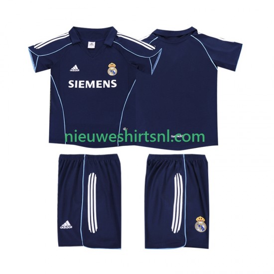 Real Madrid Kind Shirt met Bedrukking 2005 Retro Uit 2006 Korte Mouw