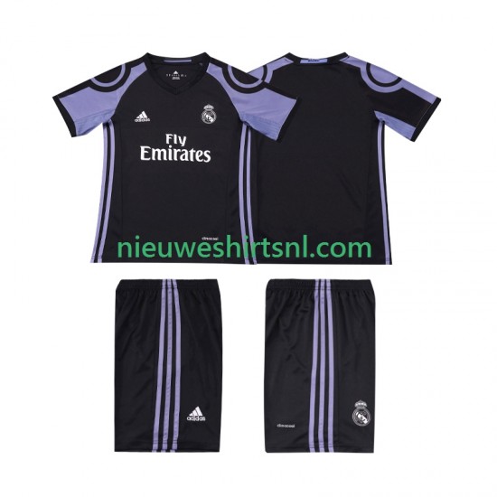 Real Madrid Kind Shirt met Bedrukking 2016 2017 Retro Derde Korte Mouw