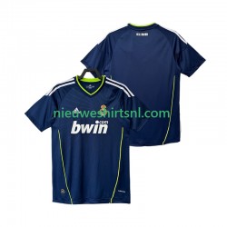 Real Madrid Heren Shirt met Bedrukking Retro Uit 2011 2010 Korte Mouw