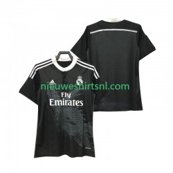 Real Madrid Heren Shirt met Bedrukking 2014 2015 Retro Uit Korte Mouw
