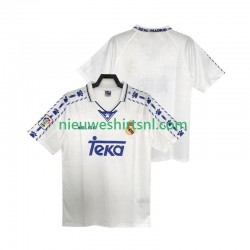 Real Madrid Heren Shirt met Bedrukking 1996 1997 Retro Thuis Korte Mouw