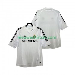 Real Madrid Heren Shirt met Bedrukking 2005 Retro Thuis 2006 Korte Mouw