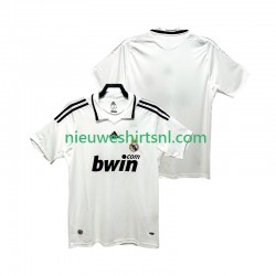 Real Madrid Heren Shirt met Bedrukking 2009 Retro Thuis 2008 Korte Mouw