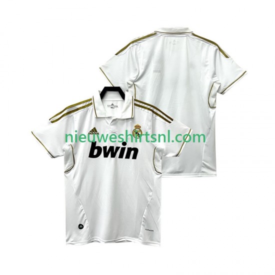 Real Madrid Heren Shirt met Bedrukking 2012 Retro Thuis 2011 Korte Mouw