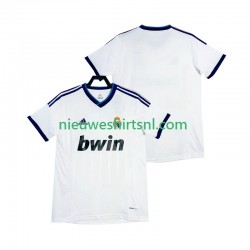 Real Madrid Heren Shirt met Bedrukking 2012 2013 Retro Thuis Korte Mouw