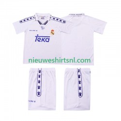 Real Madrid Kind Shirt met Bedrukking 1996 Retro Thuis 1994 Korte Mouw