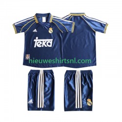 Real Madrid Kind Shirt met Bedrukking 1998 Retro Derde 1999 Korte Mouw
