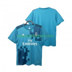 Real Madrid Heren Shirt met Bedrukking 2017 2018 Retro Derde Korte Mouw